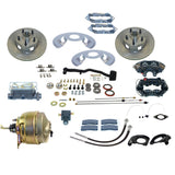 American Made Kelsey Hayes 4-Piston Front Drum to Disc Brake Conversion Kit W/Rotors. A121-1