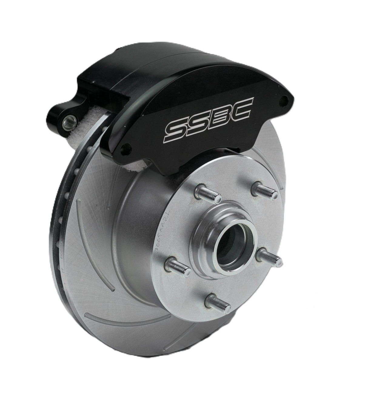 American Made Super Twin HD 2-Piston Billet Aluminum Front Drum to Disc Brake Conversion Kit W/Rotors. Black A123-ABK