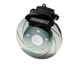 American Made Sport R1 Billet Aluminum Rear Drum to Disc Brake Conversion Kit W/Rotors. Black A125-27BK
