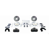 New Rear Drum to Disc Brake Conversion Kit W/Rotors. Black A127BK