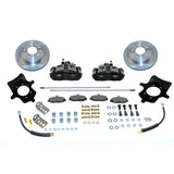New Direct Fit Drum to Disc Brake Rear Conversion Kit W/Rotors. Black A128BK