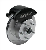 American Made Super Twin 2-Piston Billet Aluminum Front Drum to Disc Brake Conversion Kit W/Rotors. Black A129-ABK