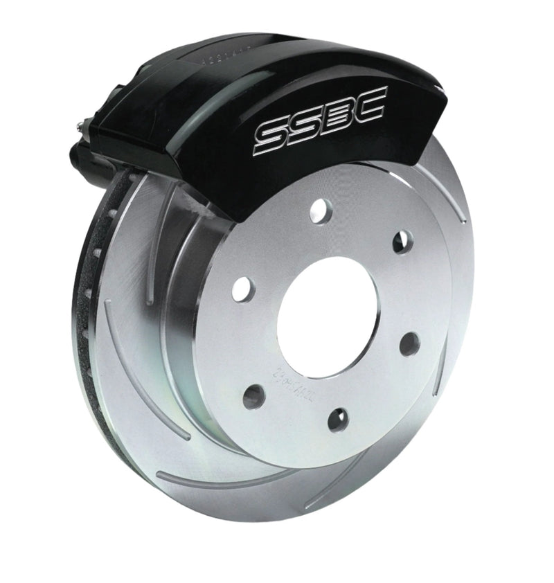 American Made Super Twin TK 2-Piston Billet Aluminum Front Drum to Disc Brake Upgrade Kit W/DS Rotors. Black A135-1ABK