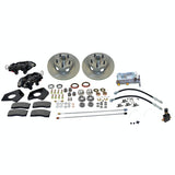 American Made Kelsey Hayes 4-Piston Direct Fit Front Drum to Disc Brake Conversion Kit W/Rotors (Non-Power). A153