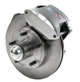 American Made Sport Twin 2-Piston Billet Aluminum Quick Change Front Caliper Upgrade Kit W/Performance Pads. Clear A181