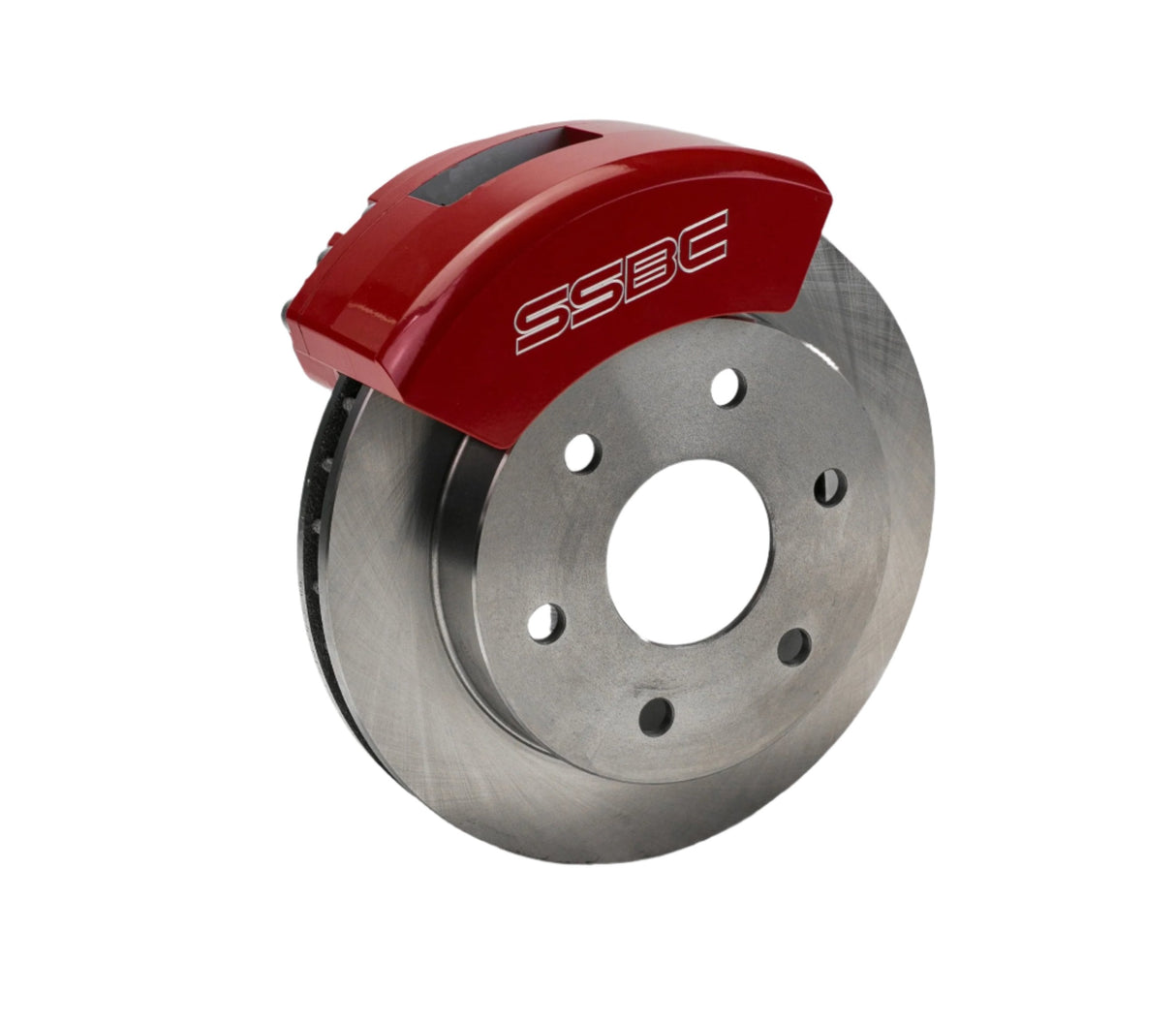 American Made Super Twin TK "Quick Change" 2-Piston Billet Aluminum Front Caliper Upgrade Kit W/Performance Pads. Red A186-1R