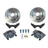 New Direct Fit Front Disc Brake Kit W/Rotors. A189-7