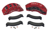 American Made V8-Barbarian 8-Piston Direct Fit Billet Aluminum Front Disc Brake Kit W/DS Rotors. Red A193-1R-DS