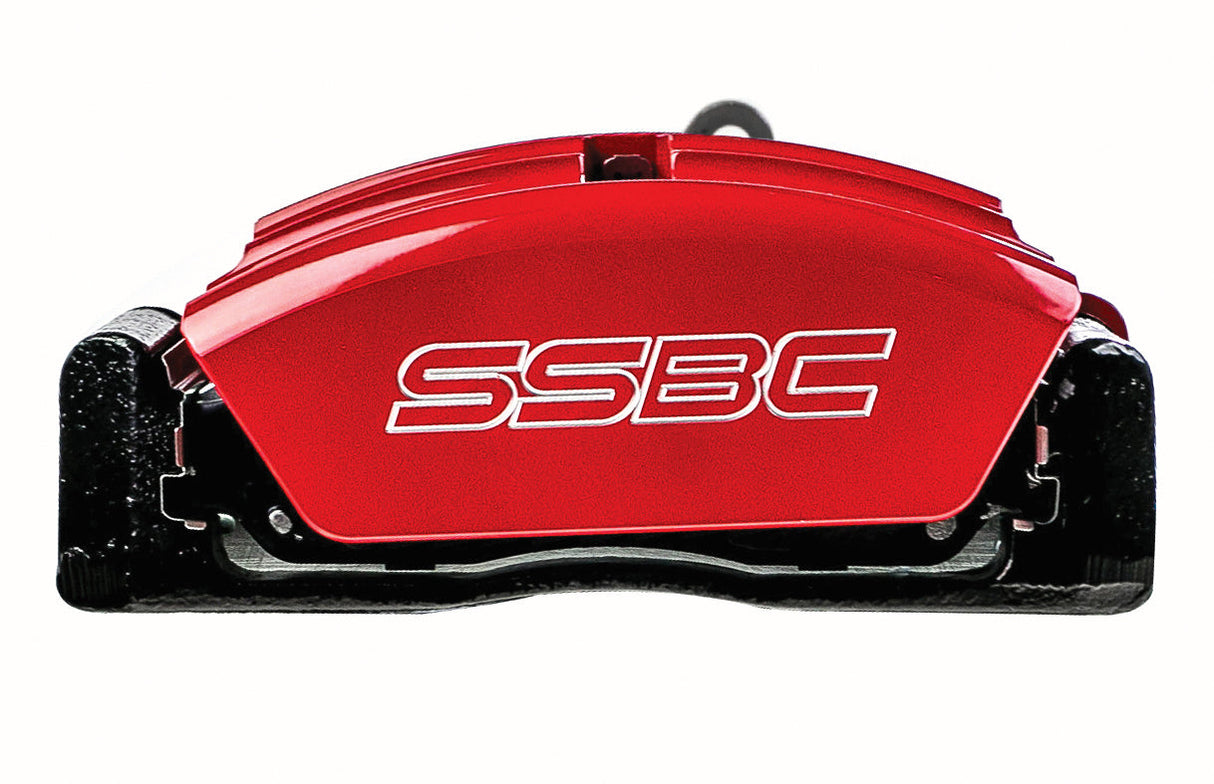 American Made Tri-Power 3 Piston Direct Fit Billet Aluminum Rear Caliper Upgrade Kit. Red A193-5R