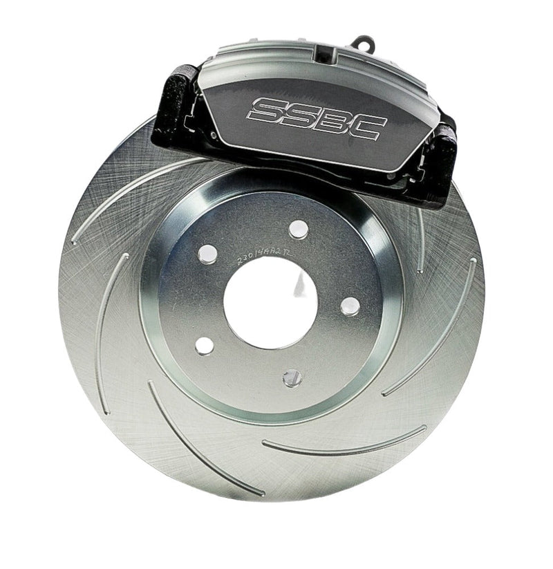 American Made Tri-Power 3 Piston Direct Fit Billet Aluminum Rear Caliper Upgrade Kit. Clear A193-6