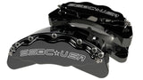 American Made B8-Barbarian 8 Piston Billet Aluminum Direct Fit Front Caliper Disc Brake Kit W/DS Rotors. Black