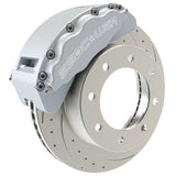 American Made B8-Barbarian 8 Piston Billet Aluminum  Direct Fit Front Caliper Upgrade Kit. Clear