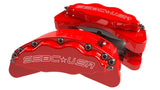 American Made B8-Barbarian 8 Piston Billet Aluminum Direct Fit Rear Caliper Upgrade Kit. Red