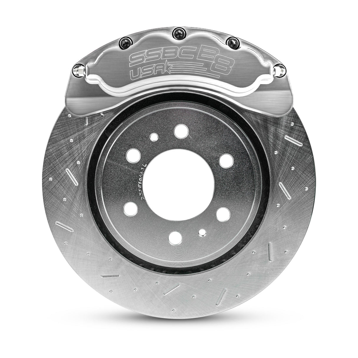 American Made B8-Brawler 8 Piston Direct Fit Front Caliper Upgrade Kit. Clear A414-20