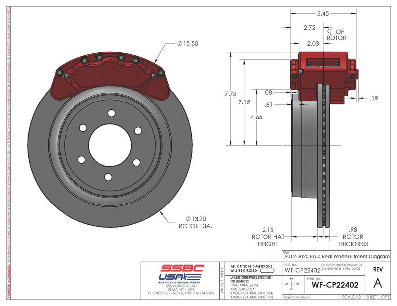 American Made 4 Wheel B8-Brawler 8 Piston Direct Fit Billet Aluminum Big Brake Bundle. Black A414-2021B-BBB