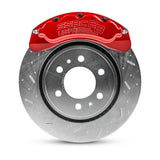 American Made B8-Brawler 8 Piston Direct Fit Front Caliper Disc Brake Kit W/DS Rotors. Red A414-30R -DS