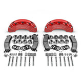 American Made B8-Brawler 8 Piston Direct Fit Front Caliper Upgrade Kit. Red A414-30R