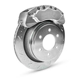 American Made B6-Brawler 6 Piston Direct Fit Billet Aluminum Rear Disc Brake Kit W/DS Rotors. Clear A414-31-DS