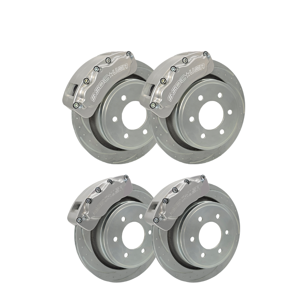 American Made 4 Wheel Brawler LT Direct Fit Billet Aluminum Big Brake Bundle. A415-2021-BBB