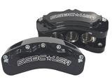 American Made B6-Brawler LT Direct Fit 6-Piston Billet Aluminum Front Caliper Disc Brake Kit w/DS Rotors. Black A415-20BLK-DS