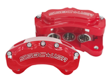 American Made B6-Brawler LT Direct Fit 6-Piston Billet Aluminum Front Caliper Upgrade Kit. Red   A415-20R