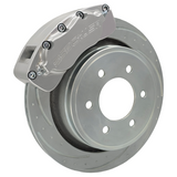 American Made B4-Brawler LT Direct Fit 4-Piston Billet Aluminum Rear Caliper Disc Brake Kit w/DS Rotors. Clear A415-21-DS
