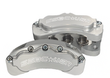 American Made B6-Brawler LT Direct Fit 6-Piston Billet Aluminum Front Caliper Disc Brake Kit w/DS Rotors. Clear A415-30-DS
