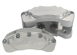American Made B4-Brawler LT Direct Fit 4-Piston Billet Aluminum Rear Caliper Disc Brake Kit w/DS Rotors. Clear A415-31-DS