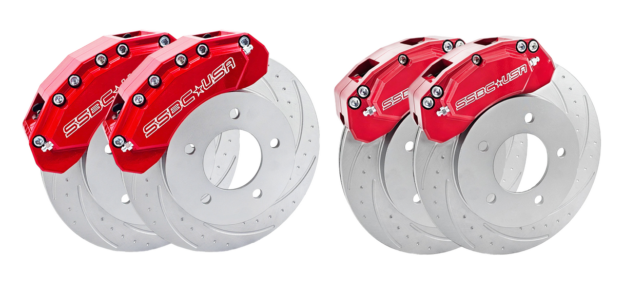 American Made 4 Wheel Moab Direct Fit Billet Aluminum Big Brake Bundle. A434-1011R-BBB