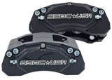 American Made M4-Moab 4-Piston Billet Aluminum Rear Disc Brake Kit W/DS Rotors. Black A434-11BLK-DS
