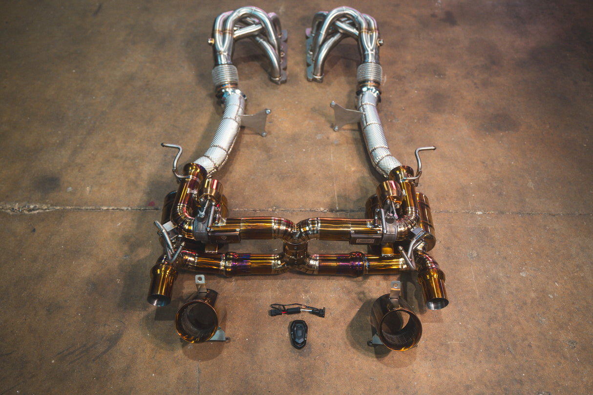 Ferrari 458 Speciale Valved Sport Exhaust System Valvetronic Designs