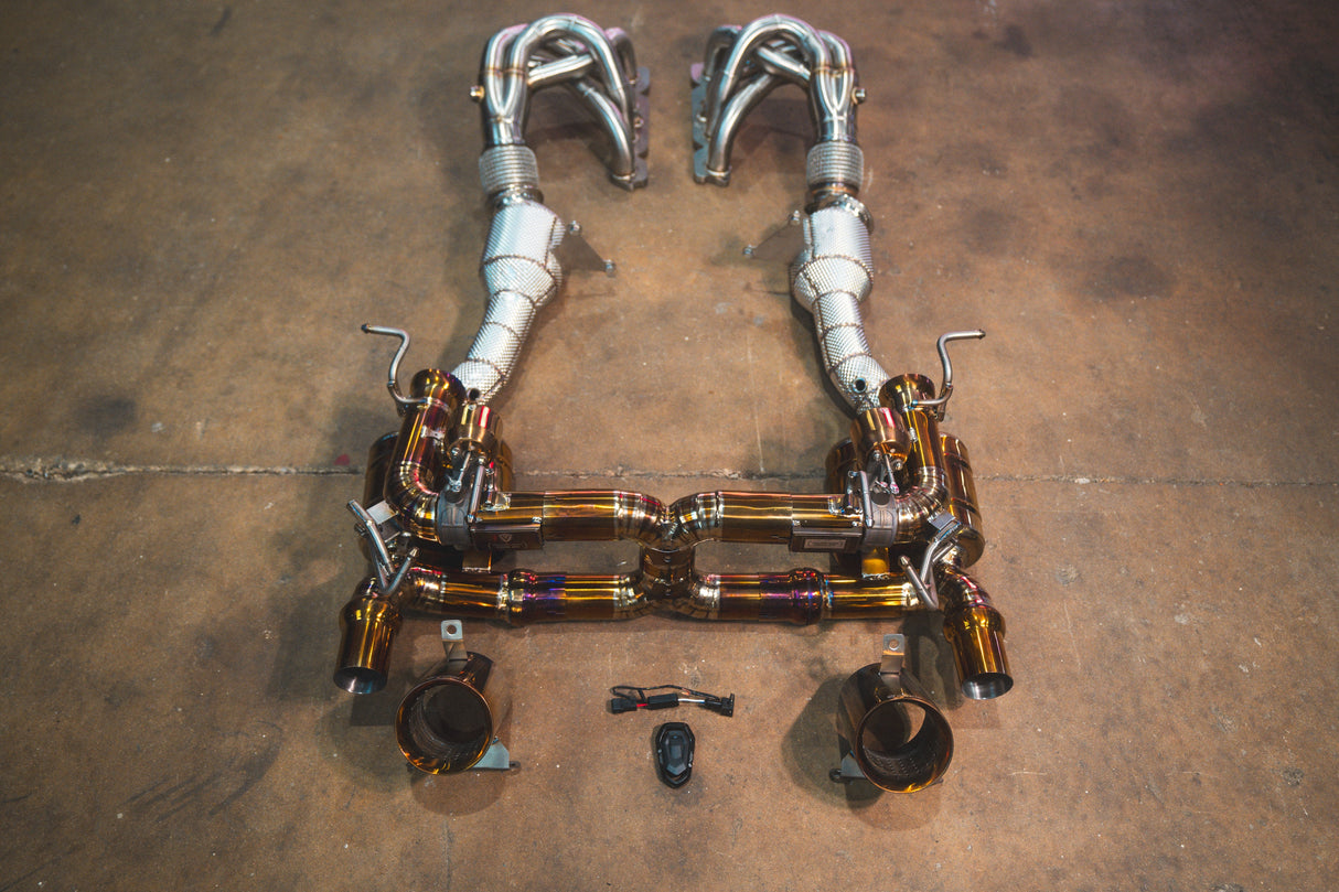 Ferrari 458 Speciale Valved Sport Exhaust System Valvetronic Designs