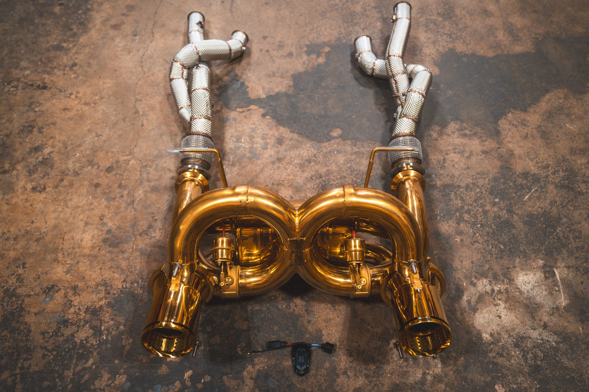 Lamborghini Aventador SVJ/Ultimae Valved Sport Exhaust System Valvetronic Designs