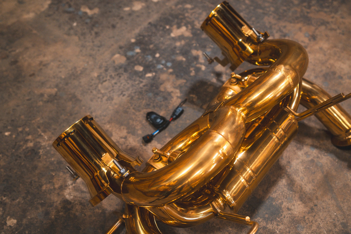 Lamborghini Aventador SVJ/Ultimae Valved Sport Exhaust System Valvetronic Designs