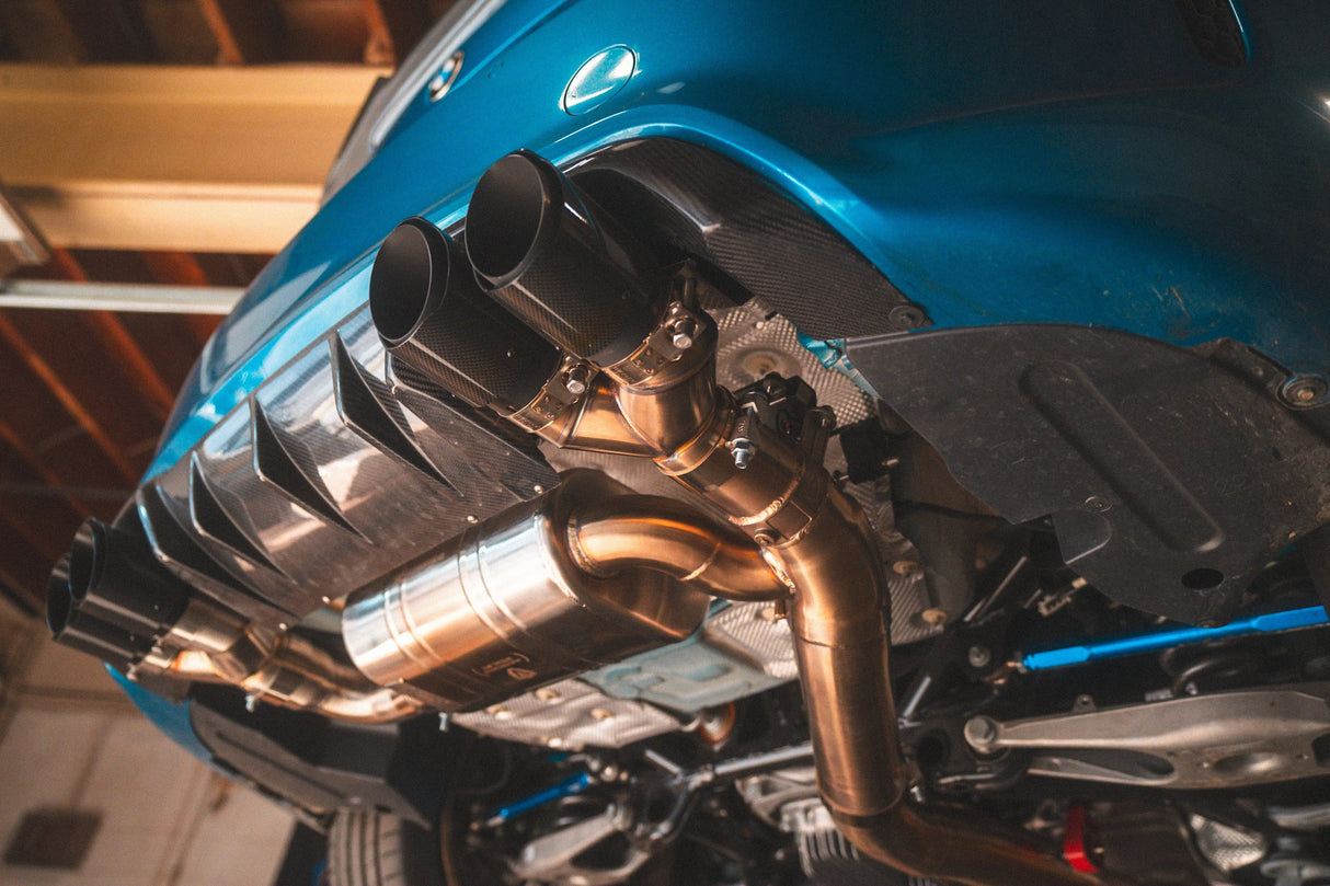 BMW F87 M2 Competition Equal Length Valved Sport Exhaust System Valvetronic Designs