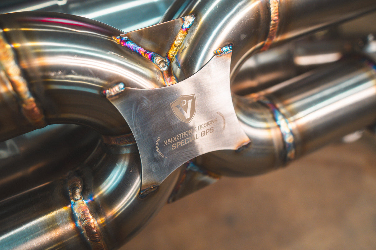 Lamborghini Gallardo LP Valved Sport Exhaust System Valvetronic Designs