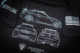 Valvetronic Safety Car Graphic Tee Valvetronic Designs