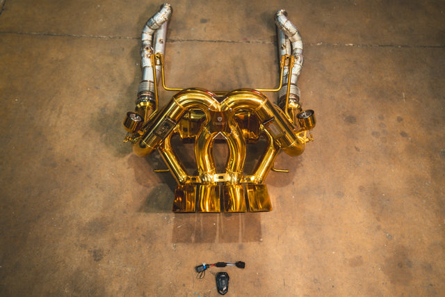 Lamborghini Aventador LP700 / S / SV Valved Sport Exhaust System Valvetronic Designs