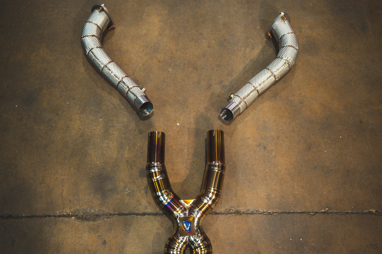 Ferrari California 4.3 V8 Valved Sport Exhaust System Valvetronic Designs