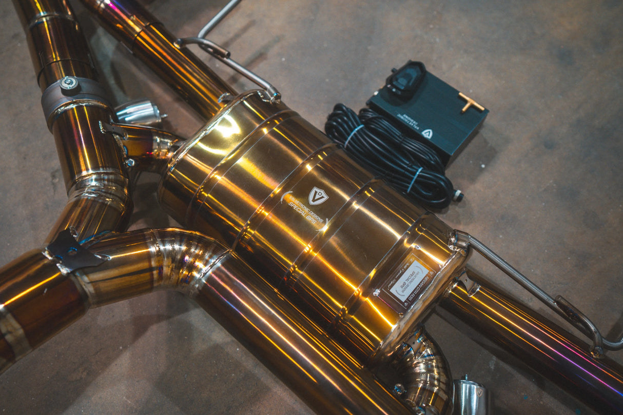 Nissan GTR R35 Valved Sport Exhaust System Valvetronic Designs