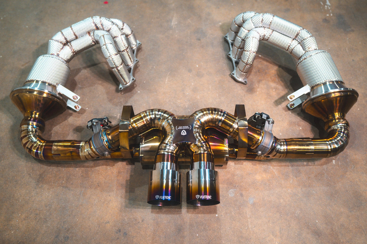 Valvetronic Valved Sport Exhaust System for Porsche 992 GT3/RS Valvetronic Designs
