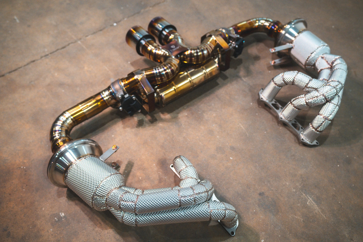 Valvetronic Valved Sport Exhaust System for Porsche 992 GT3/RS Valvetronic Designs