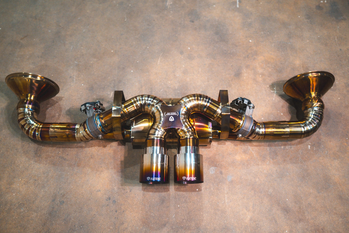 Valvetronic Valved Sport Exhaust System for Porsche 992 GT3/RS Valvetronic Designs