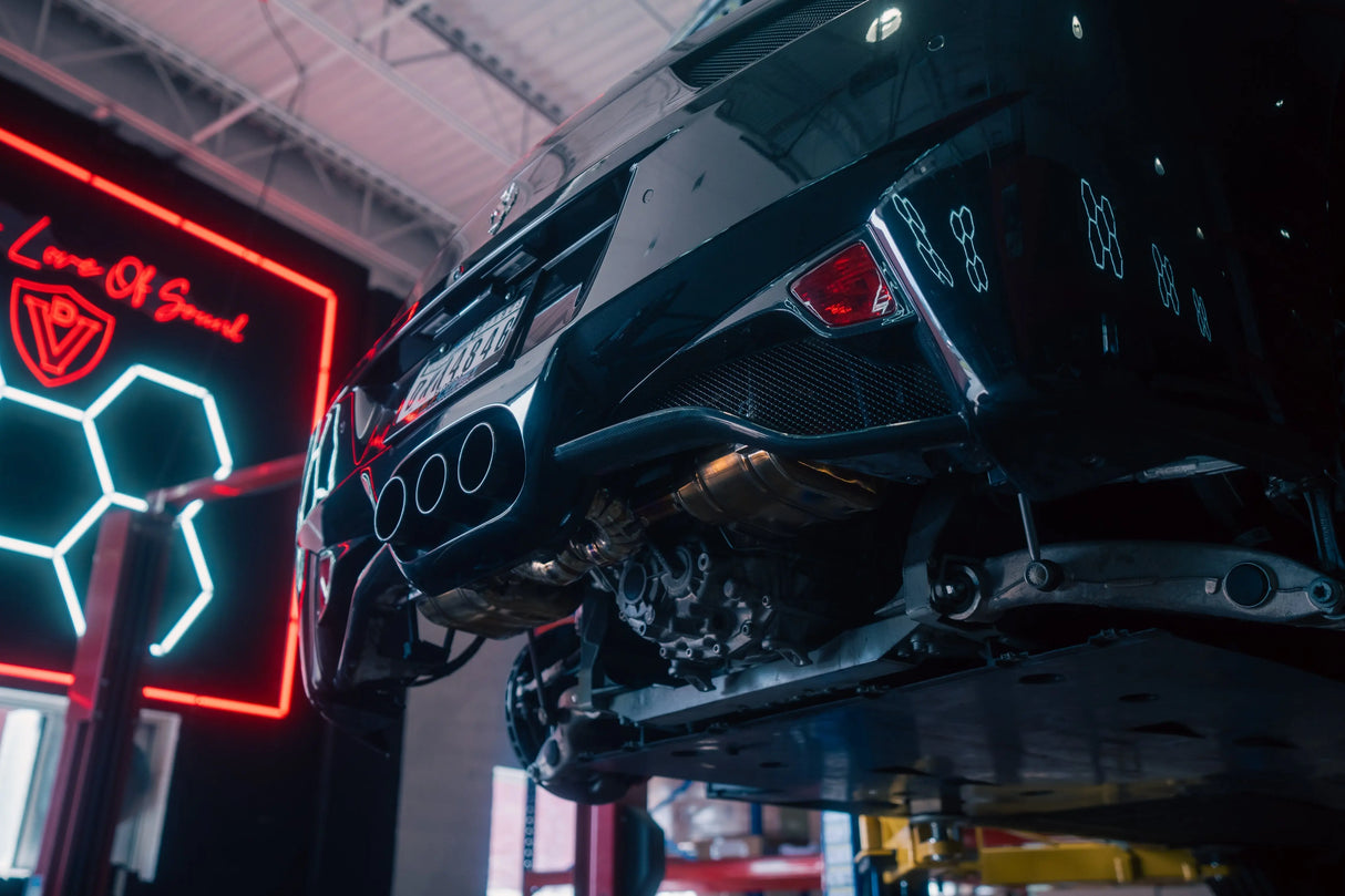 Ferrari 458 Italia Valved Sport Exhaust System Valvetronic Designs