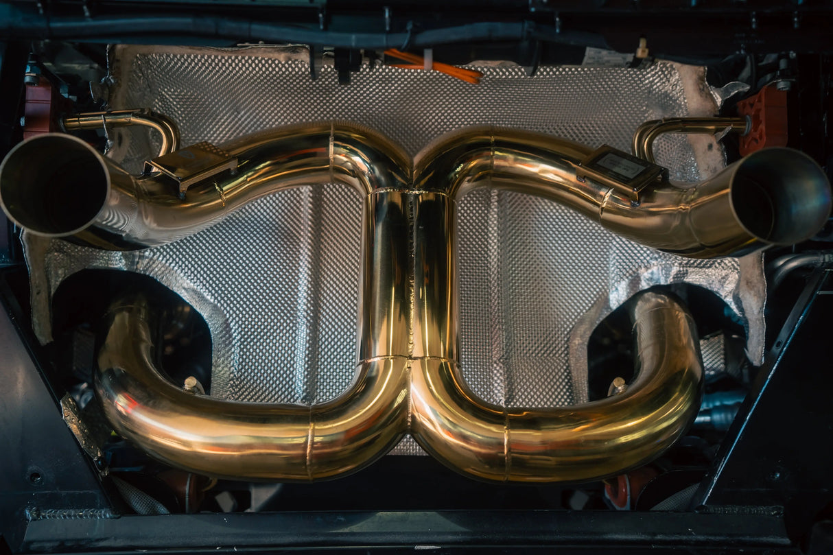 Lamborghini Aventador SVJ/Ultimae Valved Sport Exhaust System Valvetronic Designs