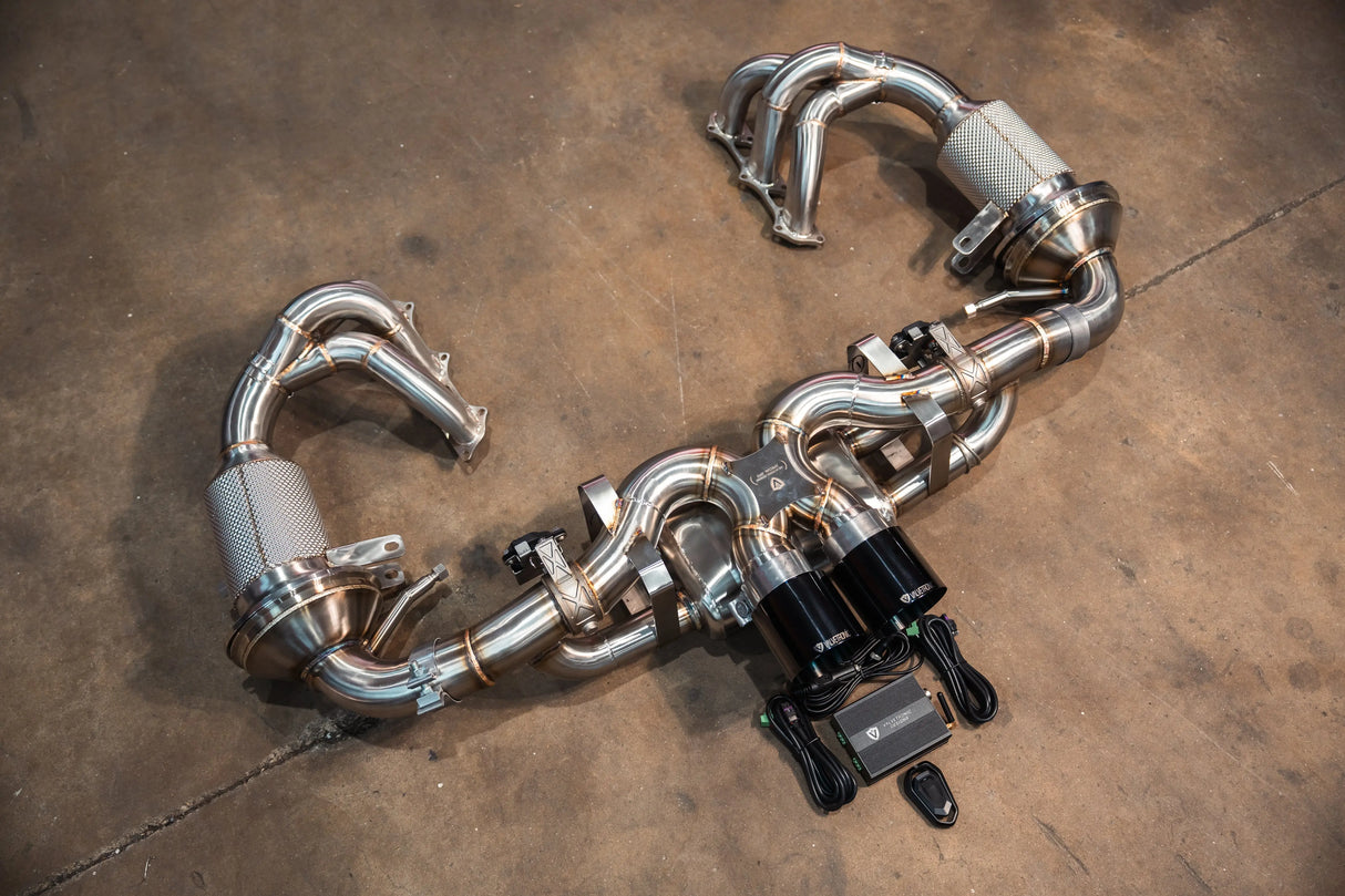 Valvetronic Valved Sport Exhaust System for Porsche 992 GT3/RS Valvetronic Designs