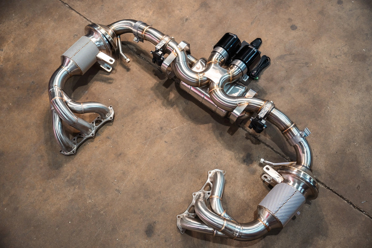 Valvetronic Valved Sport Exhaust System for Porsche 992 GT3/RS Valvetronic Designs
