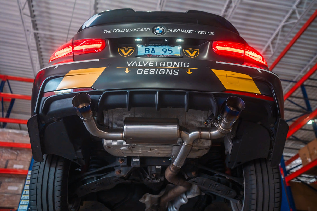 BMW F30 / F22 / F36 / F32 Valved Sport Exhaust System (Axleback) F chassis Valvetronic Designs