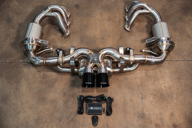 Valvetronic Valved Sport Exhaust System for Porsche 992 GT3/RS Valvetronic Designs