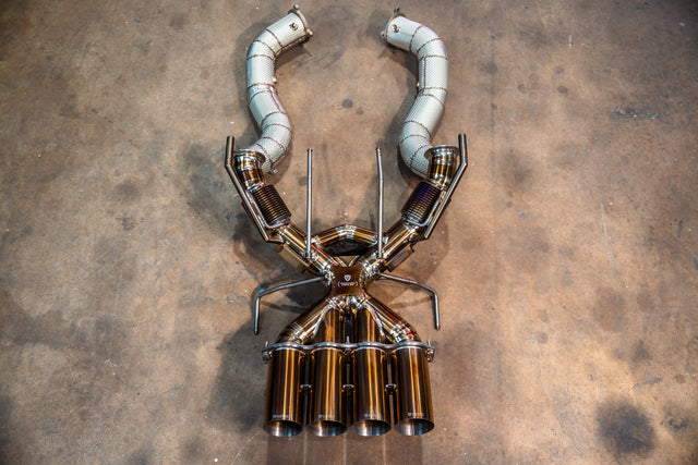 Mclaren 765LT F1 Race Exhaust System Valvetronic Designs